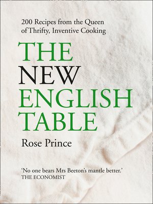 cover image of The New English Table